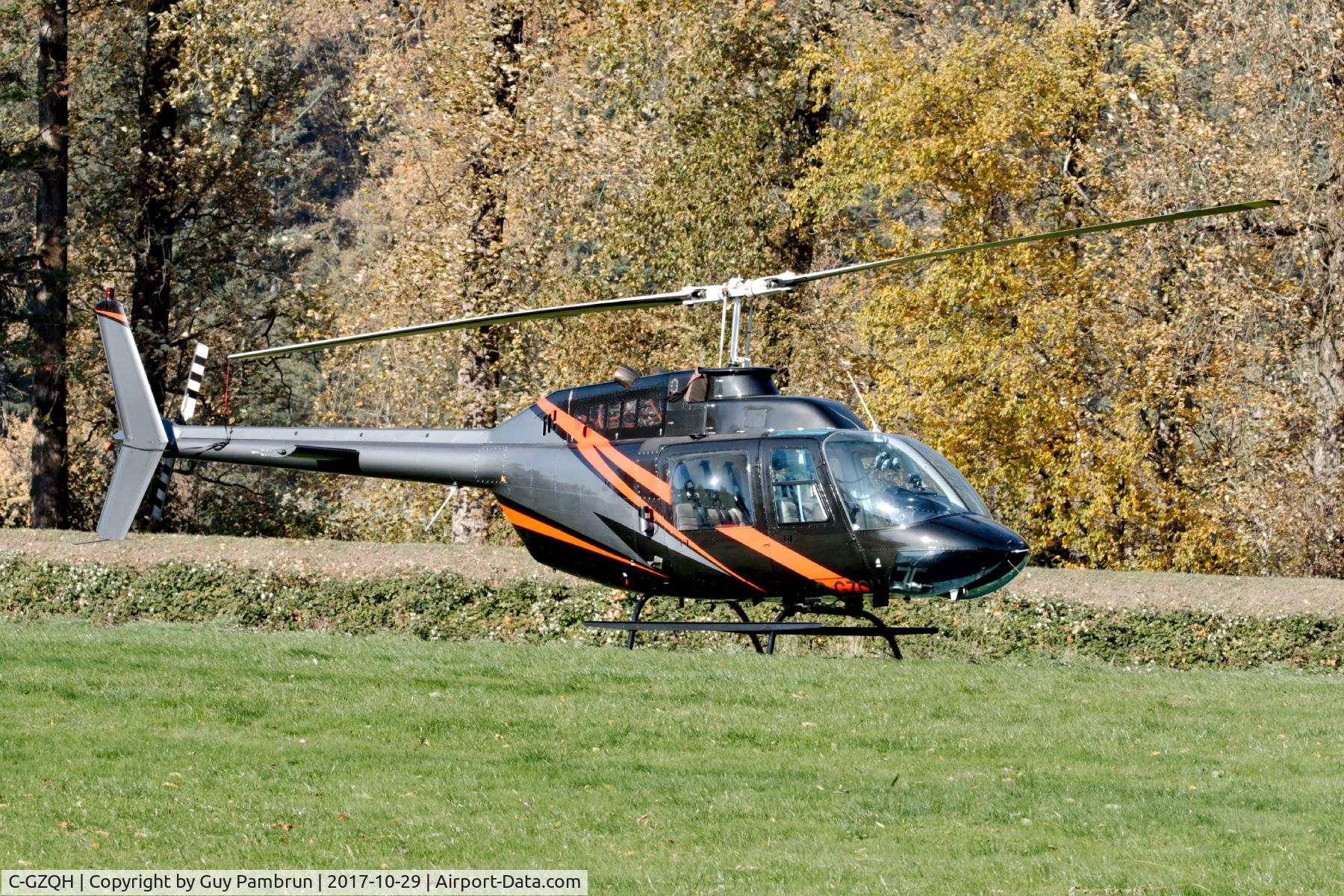 C-GZQH, 1973 Bell 206B JetRanger II C/N 1055, I saw this parked on a lawn in a rural area in the Fraser Valley area of B.C.