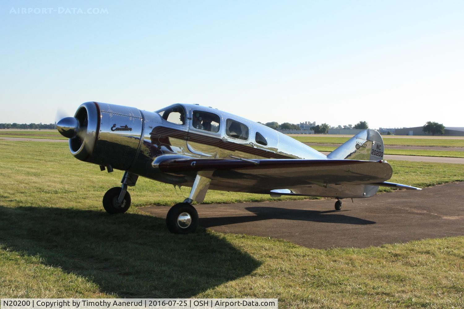 N20200, 1937 Spartan 7W Executive C/N 11, 1937 Spartan 7W, c/n: 11