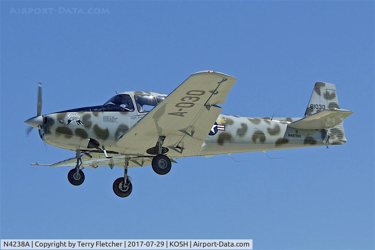 N4238A, Ryan Navion A C/N NAV-4-1736, at 2017 EAA AirVenture at Oshkosh