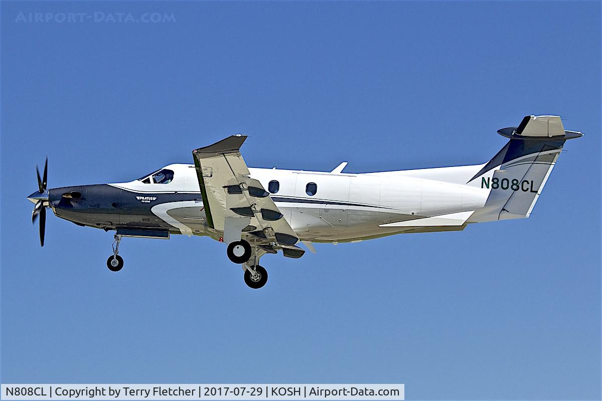 N808CL, 2013 Pilatus PC-12/47E C/N 1434, at 2017 EAA AirVenture at Oshkosh