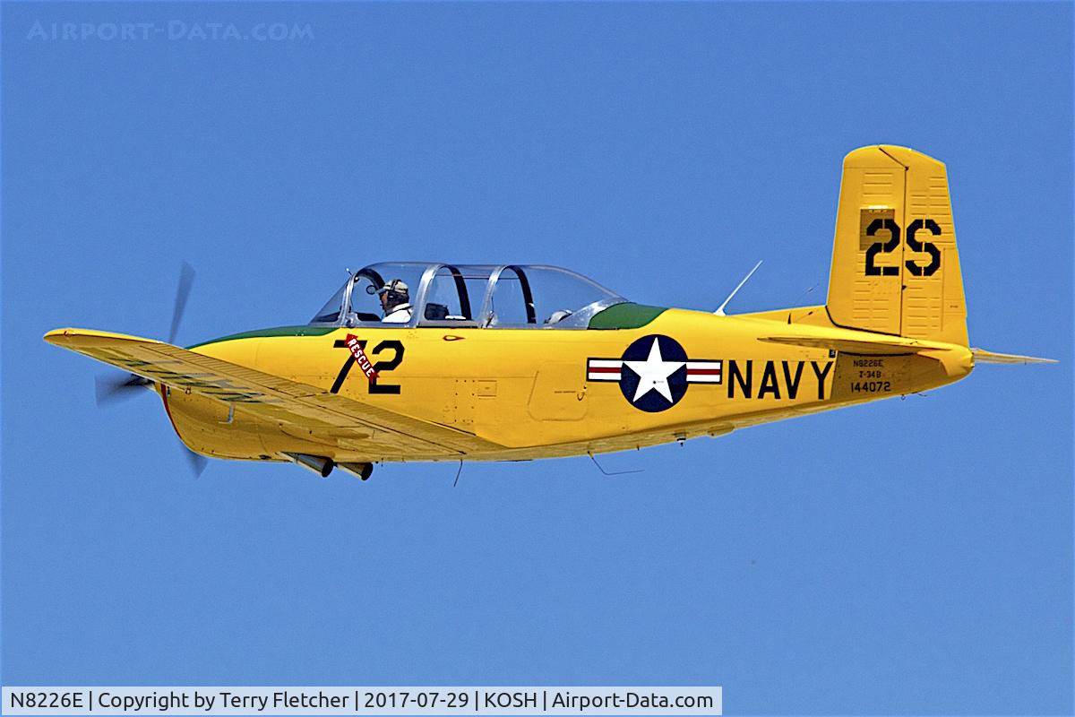 N8226E, 1957 Beech D-45 Mentor C/N BG-379, at 2017 EAA AirVenture at Oshkosh