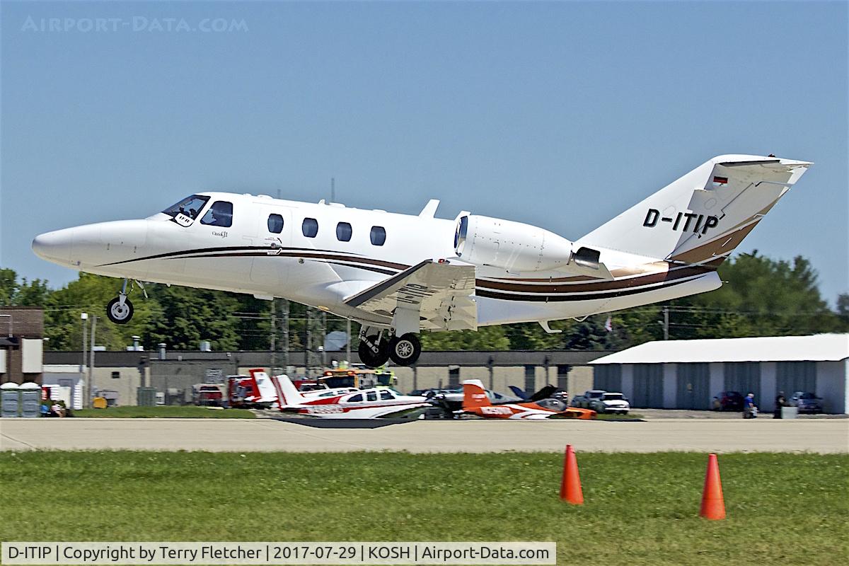 D-ITIP, 2002 Cessna 525 CitationJet CJ1 C/N 525-0494, at 2017 EAA AirVenture at Oshkosh