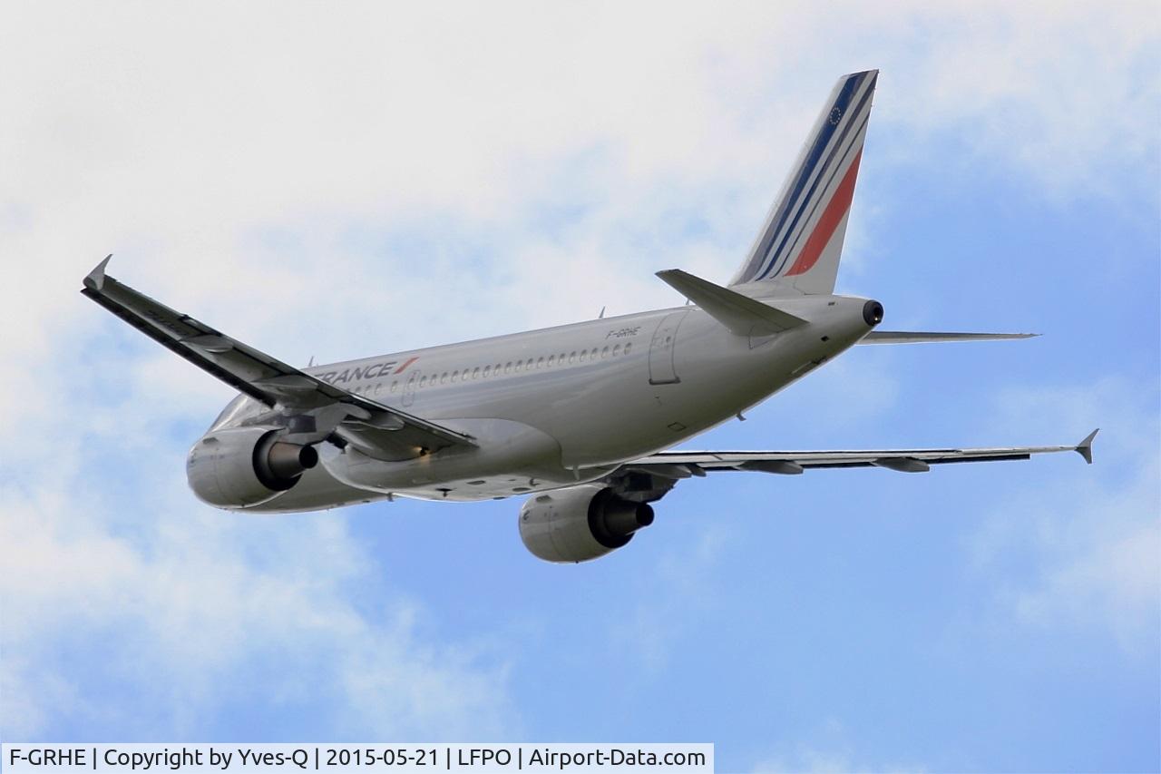 F-GRHE, 1999 Airbus A319-111 C/N 1020, Airbus A319-111, Take off rwy 24, Paris-Orly airport (LFPO-ORY)
