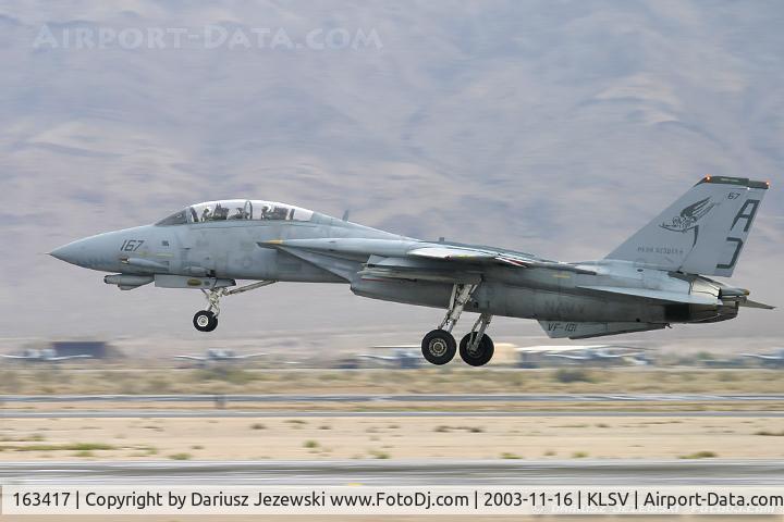163417, Grumman F-14D Tomcat C/N 601, F-14D Tomcat 163417 AD-167 from VF-101 