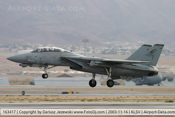 163417, Grumman F-14D Tomcat C/N 601, F-14D Tomcat 163417 AD-167 from VF-101 