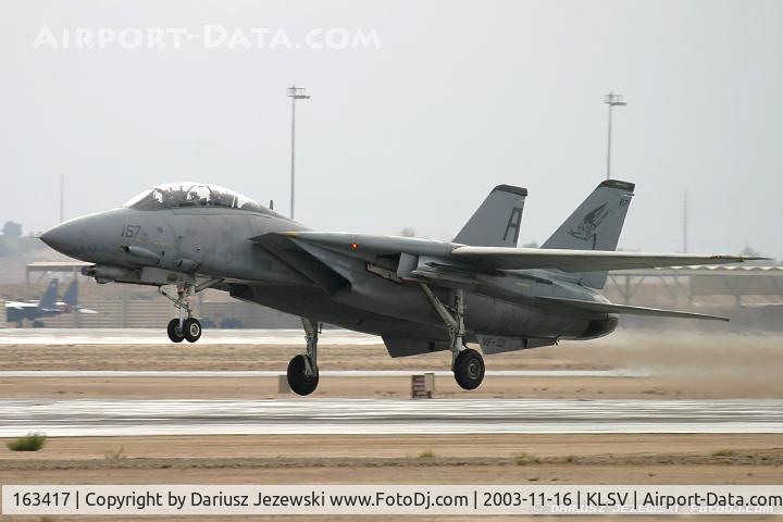 163417, Grumman F-14D Tomcat C/N 601, F-14D Tomcat 163417 AD-167 from VF-101 