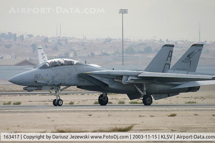 163417, Grumman F-14D Tomcat C/N 601, F-14D Tomcat 163417 AD-167 from VF-101 