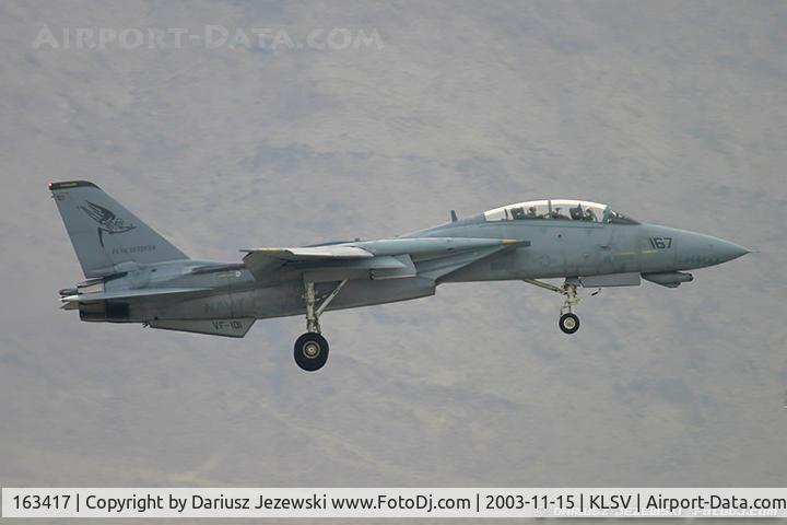 163417, Grumman F-14D Tomcat C/N 601, F-14D Tomcat 163417 AD-167 from VF-101 