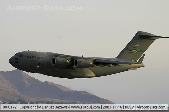 00-0172, 2001 Boeing C-17A Globemaster III C/N P-72, C-17A Globemaster 00-0172 from 62nd AW 446th AW McChord AFB, WA