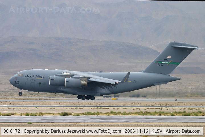 00-0172, 2001 Boeing C-17A Globemaster III C/N P-72, C-17A Globemaster 00-0172 from 62nd AW 446th AW McChord AFB, WA