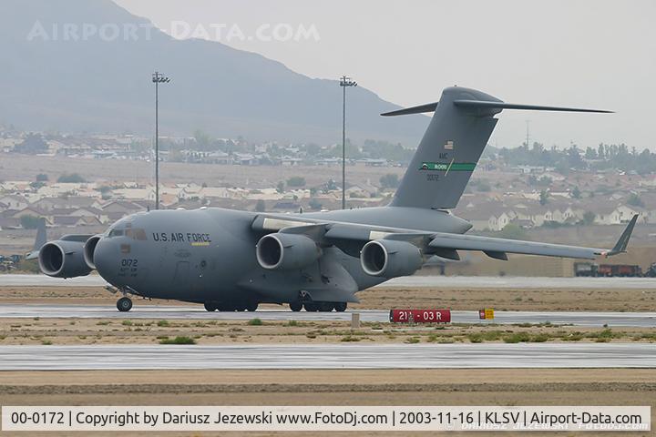 00-0172, 2001 Boeing C-17A Globemaster III C/N P-72, C-17A Globemaster 00-0172 from 62nd AW 446th AW McChord AFB, WA