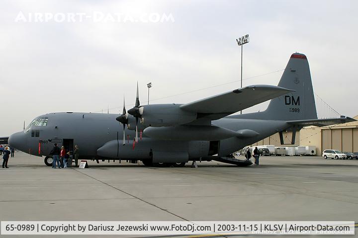 65-0989, 1965 Lockheed EC-130H Compass Call C/N 382-4150, EC-130H Compass Call 65-0989 DM from 355th Wing 43rd ECS 