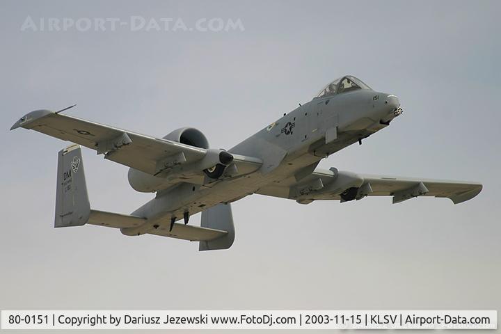 80-0151, 1980 Fairchild Republic A-10C Thunderbolt II C/N A10-0501, A-10A Thunderbolt II 80-0151 DM from 358th FS 
