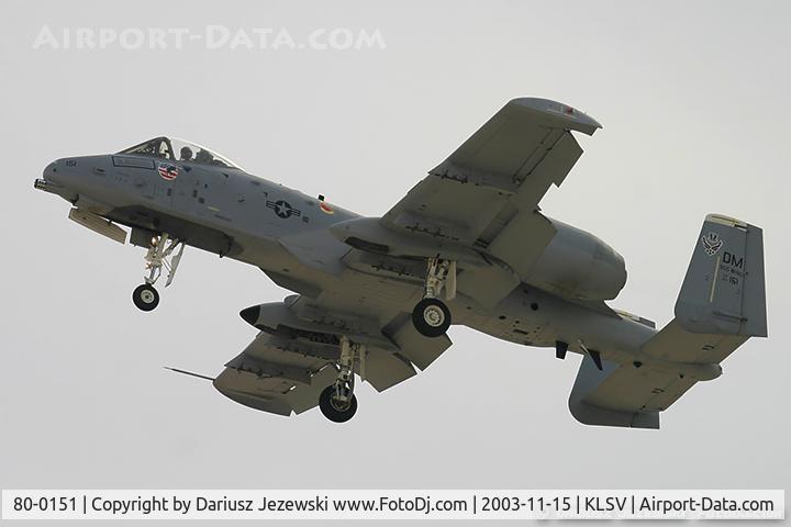 80-0151, 1980 Fairchild Republic A-10C Thunderbolt II C/N A10-0501, A-10A Thunderbolt II 80-0151 DM from 358th FS 