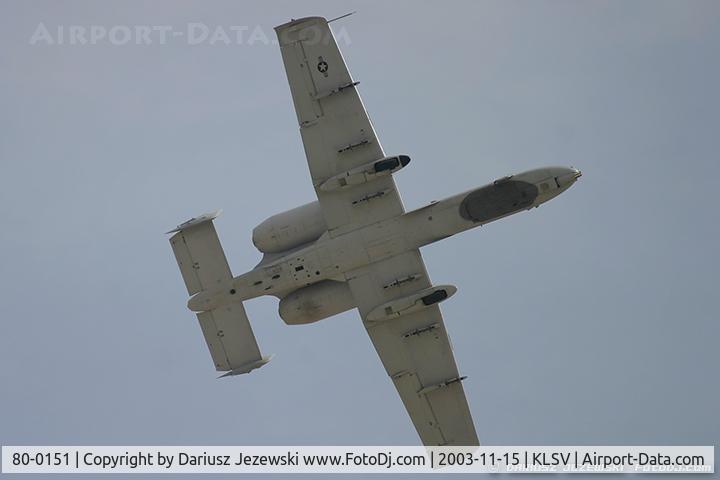 80-0151, 1980 Fairchild Republic A-10C Thunderbolt II C/N A10-0501, A-10A Thunderbolt II 80-0151 DM from 358th FS 