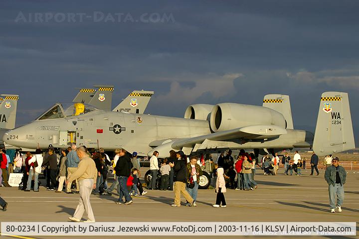 80-0234, 1980 Fairchild Republic A-10A Thunderbolt II C/N A10-0584, A-10A Thunderbolt 80-0234 WA from 57th Wing Nellis AFB, NV