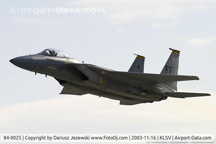 84-0025, 1984 McDonnell Douglas F-15C Eagle C/N 0936/C328, F-15C Eagle 84-0025 FF from 27th FS 'Fighting Eagles' 1th FW Langley AFB, VA