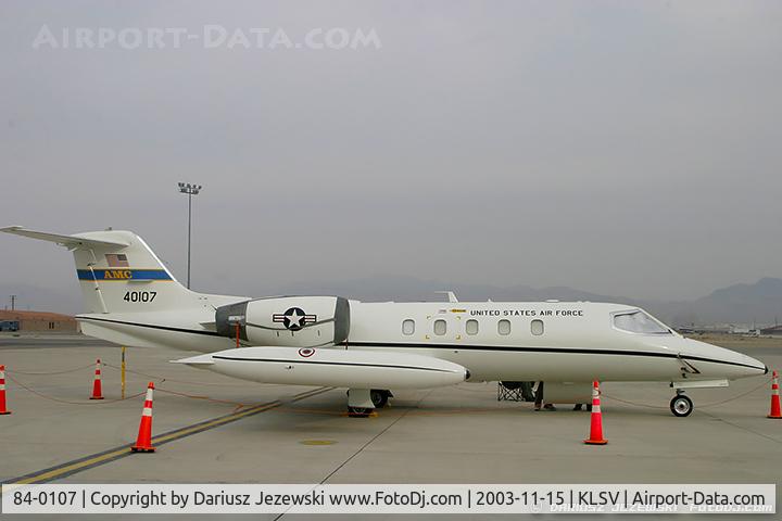 84-0107, 1984 Gates Learjet C-21A C/N 35A-553, C-21A Learjet 84-0107 from 84th ALF 375th AW Scott AFB, IL