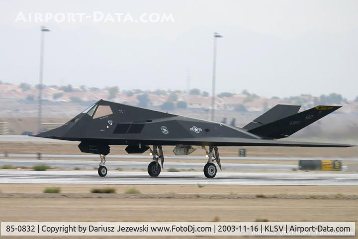 85-0832, 1985 Lockheed F-117A Nighthawk C/N A.4054, F-117A Nighthawk 85-0832 HO from 8th FS 