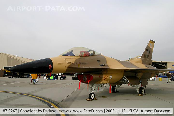87-0267, General Dynamics F-16C Fighting Falcon C/N 5C-528, F-16C Fighting Falcon 87-0267 WA 67 from 414th CTS 57th Wing Nellis AFB, NV