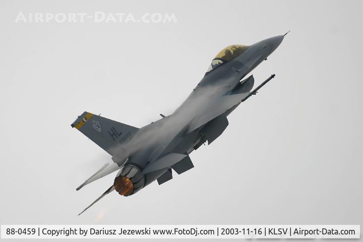 88-0459, 1988 General Dynamics F-16CG Night Falcon C/N 1C-61, F-16CG Fighting Falcon 88-0459 HL from 4th FS 