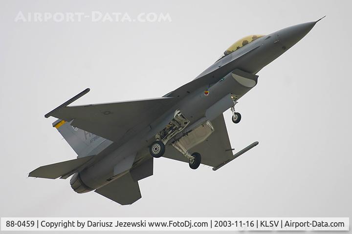 88-0459, 1988 General Dynamics F-16CG Night Falcon C/N 1C-61, F-16CG Fighting Falcon 88-0459 HL from 4th FS 