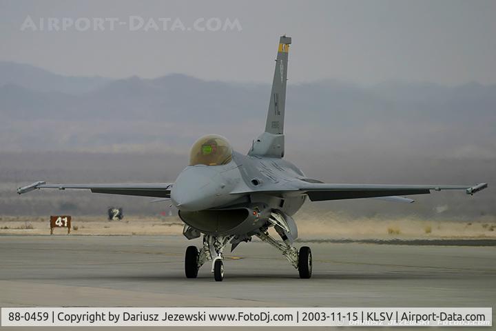 88-0459, 1988 General Dynamics F-16CG Night Falcon C/N 1C-61, F-16CG Fighting Falcon 88-0459 HL from 4th FS 