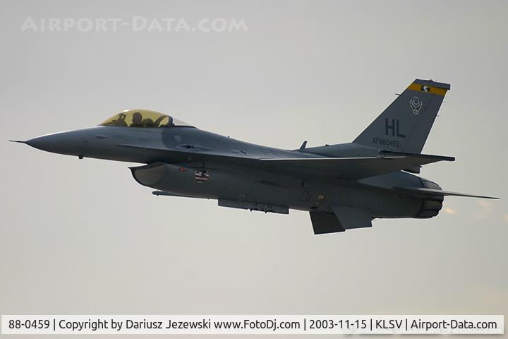 88-0459, 1988 General Dynamics F-16CG Night Falcon C/N 1C-61, F-16CG Fighting Falcon 88-0459 HL from 4th FS 