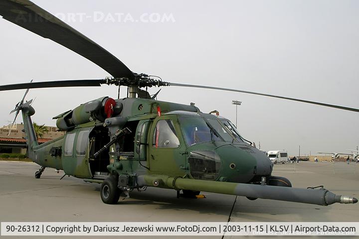 90-26312, 1990 Sikorsky HH-60G Pave Hawk C/N 70-1542, H-60G Pave Hawk 90-26312 from 66th RQS 'Haec Ago Ut Alii Vivant' 347th RQW Nellis AFB, NV
