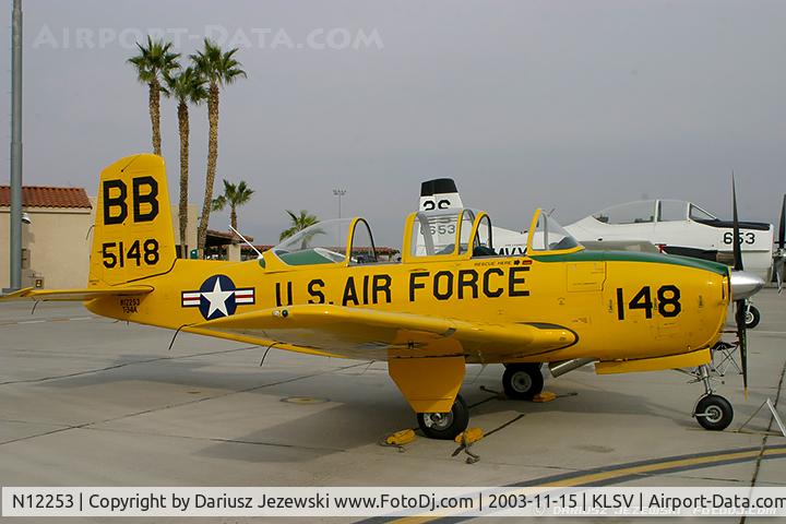 N12253, 1955 Beech T-34A Mentor Mentor C/N G-705, Beech A45 C/N G-705, N12253