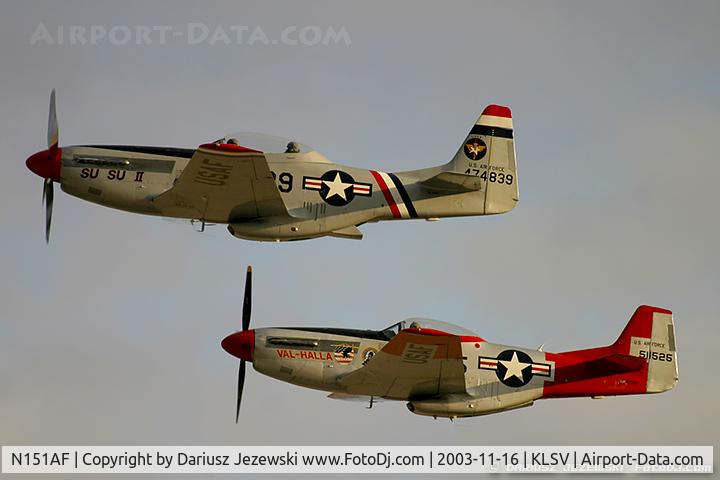 N151AF, 1945 North American P-51D Mustang C/N 45-11525, North American P-51D Mustang 