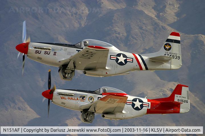 N151AF, 1945 North American P-51D Mustang C/N 45-11525, North American P-51D Mustang 