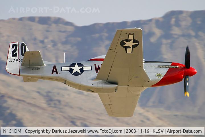 N151DM, 1944 North American F-51D Mustang C/N 44-13250, North American F-51D Mustang 