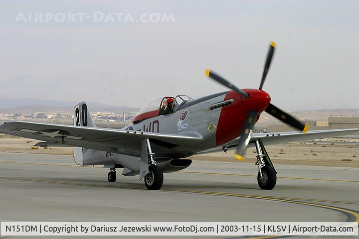 N151DM, 1944 North American F-51D Mustang C/N 44-13250, North American F-51D Mustang 