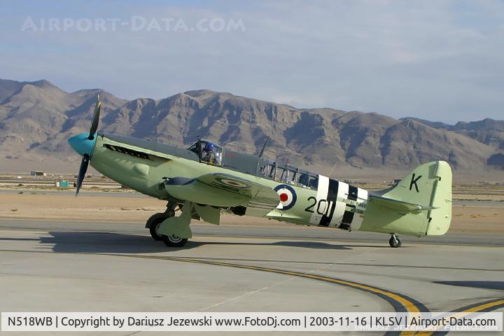 N518WB, 1950 Fairey Firefly AS.6 C/N F.8646, Fairey Firefly AS-6 C/N 135129, NX518WB