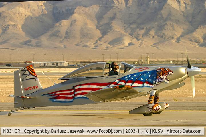 N831GR, Thorp T-18 Tiger C/N 831, Thorp T-18 C/N 831, N831GR