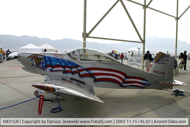 N831GR, Thorp T-18 Tiger C/N 831, Thorp T-18 C/N 831, N831GR