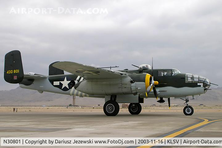 N30801, 1944 North American TB-25N Mitchell C/N 108-34076, North American TB-25N Mitchell 
