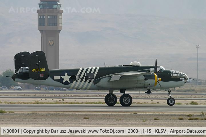 N30801, 1944 North American TB-25N Mitchell C/N 108-34076, North American TB-25N Mitchell 