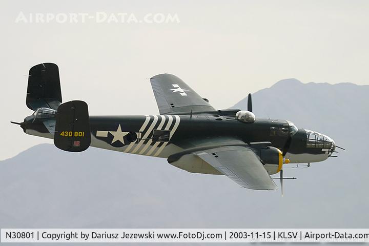 N30801, 1944 North American TB-25N Mitchell C/N 108-34076, North American TB-25N Mitchell 
