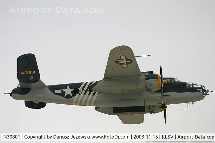 N30801, 1944 North American TB-25N Mitchell C/N 108-34076, North American TB-25N Mitchell 