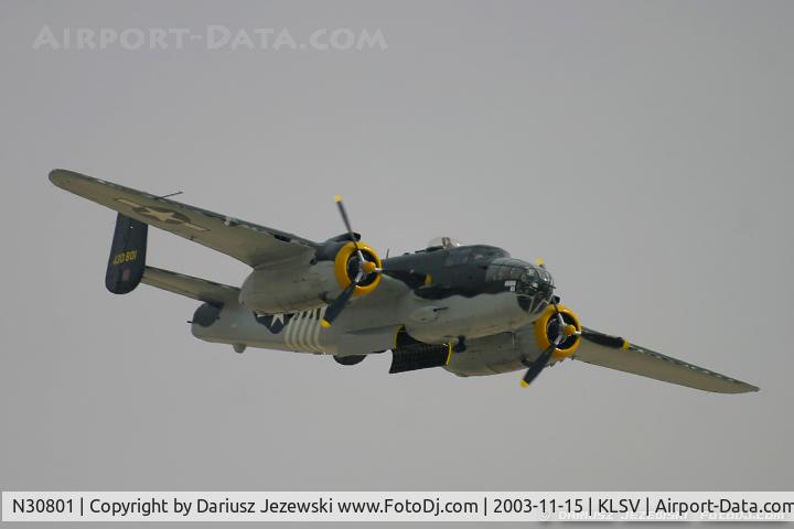 N30801, 1944 North American TB-25N Mitchell C/N 108-34076, North American TB-25N Mitchell 