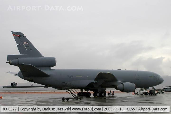 83-0077, 1983 McDonnell Douglas KC-10A Extender C/N 48218, KC-10A Extender 83-0077 from 60 AMW 6th ARS 
