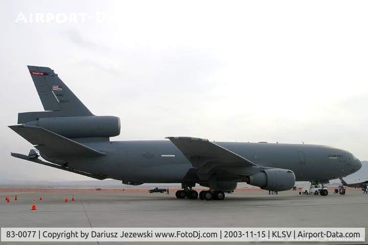 83-0077, 1983 McDonnell Douglas KC-10A Extender C/N 48218, KC-10A Extender 83-0077 from 60 AMW 6th ARS 