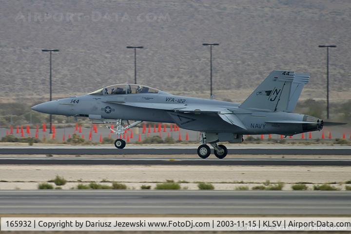 165932, Boeing F/A-18F Super Hornet C/N F078, F/A-18F Super Hornet 165932 NJ-144 from VFA-122 