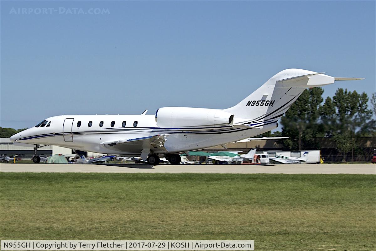 N955GH, 2000 Cessna 750 Citation X Citation X C/N 750-0106, at 2017 AirVenture at Oshkosh