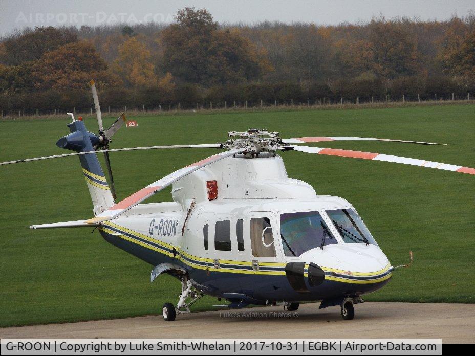 G-ROON, 2010 Keystone Helicopter S-76C C/N 760781, Parked on the apron at Sywell Aerodrome.