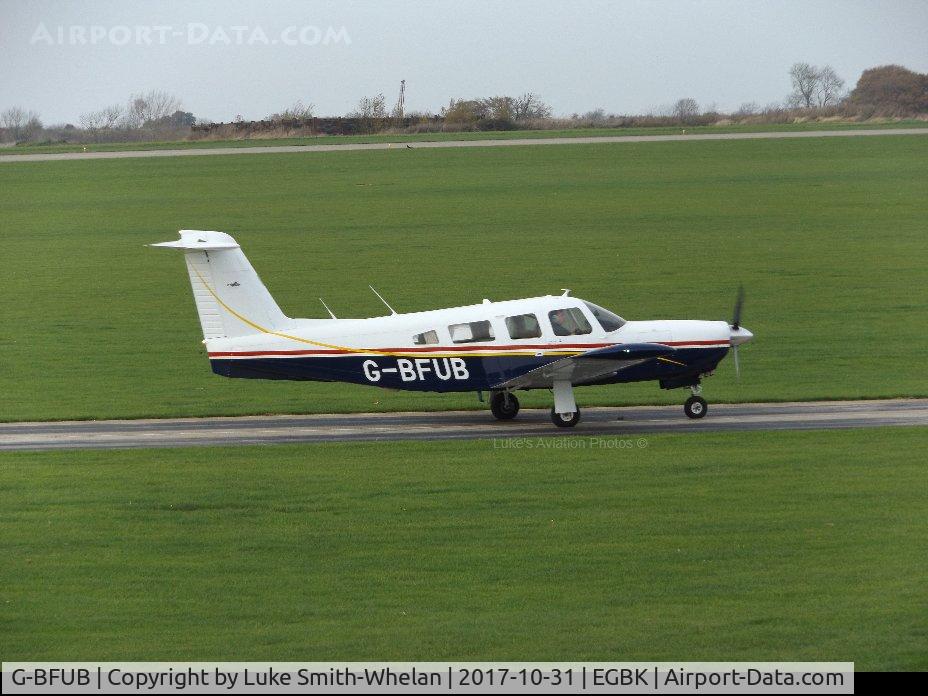 G-BFUB, 1978 Piper PA-32RT-300 Lance II C/N 32R-7885052, Parking on the apron at Sywell Aerodrome.