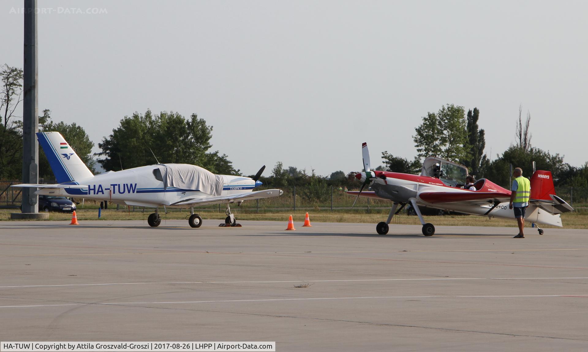 HA-TUW, Socata TB-9 Tampico C/N 1274, Pécs-Pogány Airport, Hungary