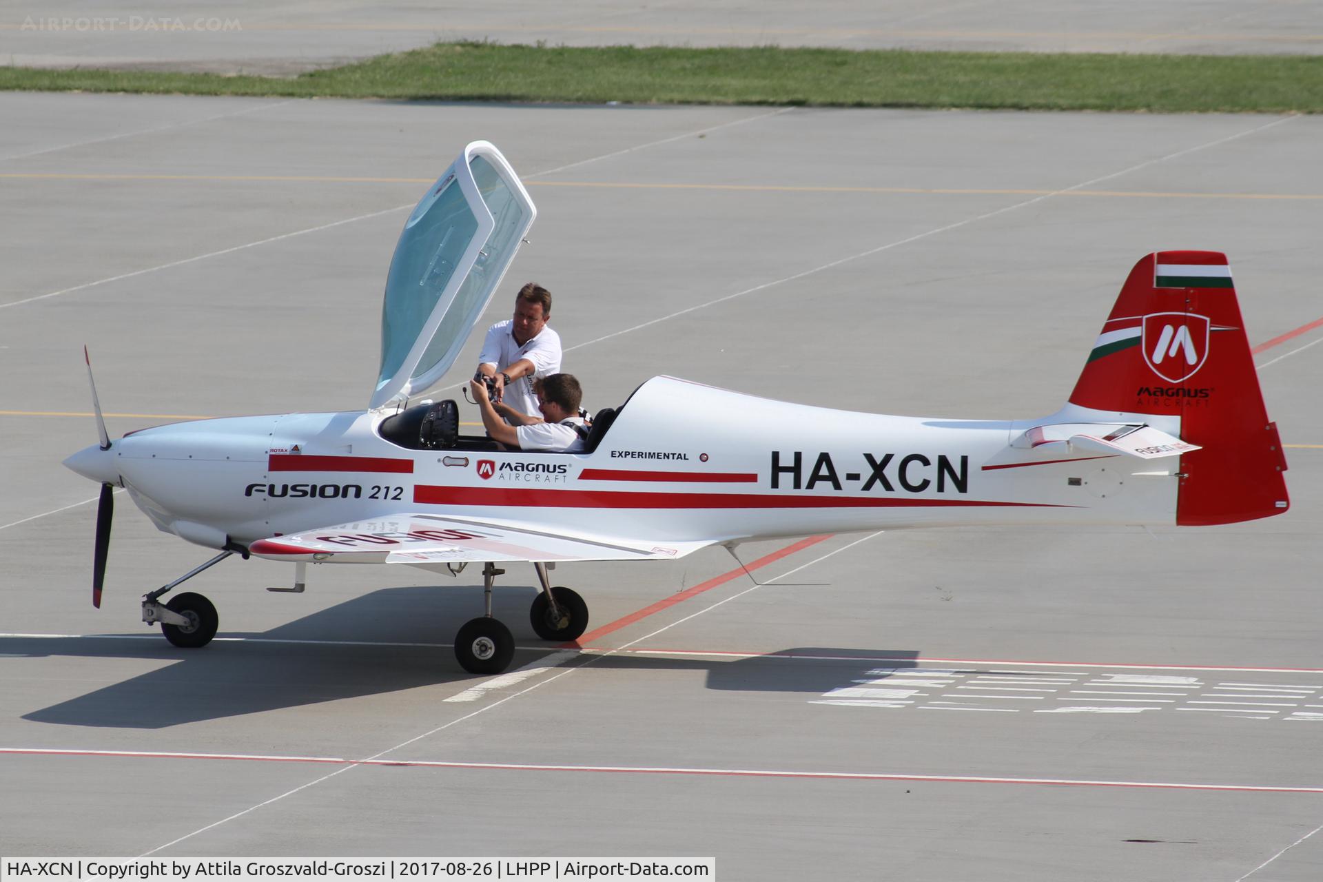 HA-XCN, 2015 Magnus Fusion 212 C/N MG-11-001, Pécs-Pogány Airport, Hungary